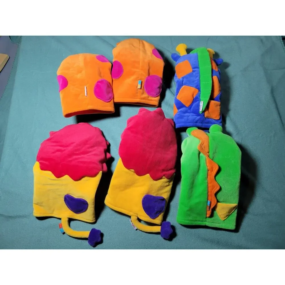 6 Gymboree vintage 1997 Lion Hand Puppet Plush Toy